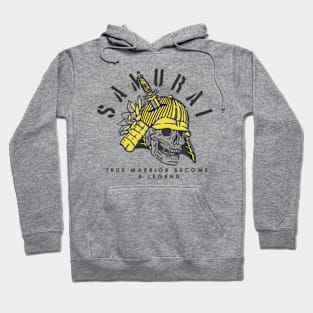 rock terror skull - skull samurai Hoodie